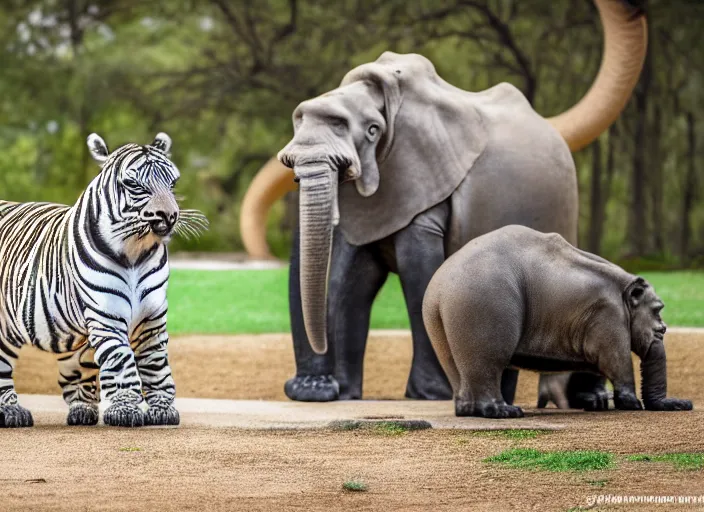 Prompt: board meeting of zoo animals. Highly detailed 8k. Intricate. Sony a7r iv 55mm. Award winning photography.