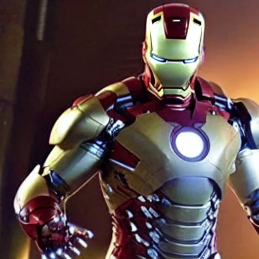 Image similar to still of [ [ salman khan ] ] in iron man suit in iron man movie