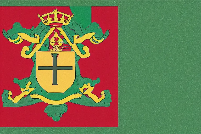 Prompt: modern flag of the Kingdom of Colffue