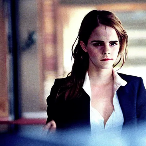 Image similar to film still of emma watson from oceans eleven ( 2 0 0 1 ),