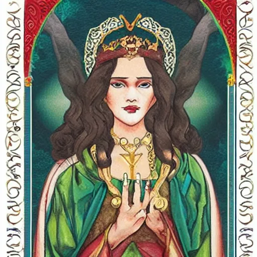 Image similar to the empress, major arcana h 9 0 0