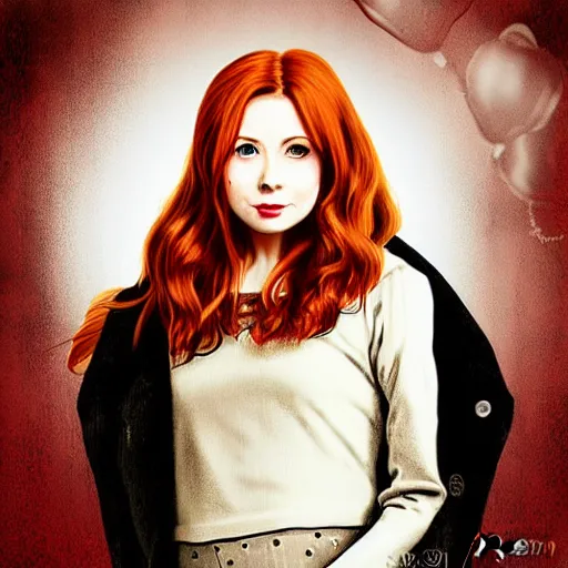 Prompt: Amy Pond as a Time Lord by Alice X. Zhang