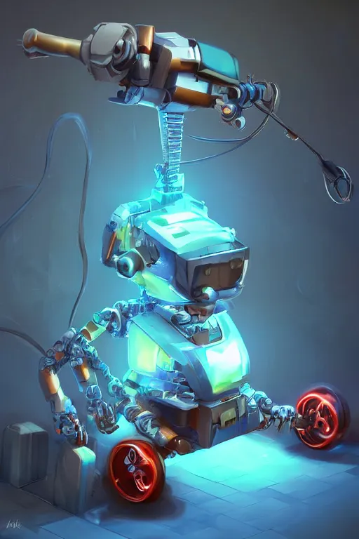 Image similar to mechanical marsupial rodent Robot, Overflowing, digital art, fantasy, trending on artstation, professional illustration, cgsociety, ultra detailed, volumetric lighting, celshaded, colorful, girly bedroom