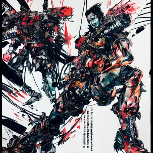 Prompt: 🌶 🥔 👹 girl, yoji shinkawa