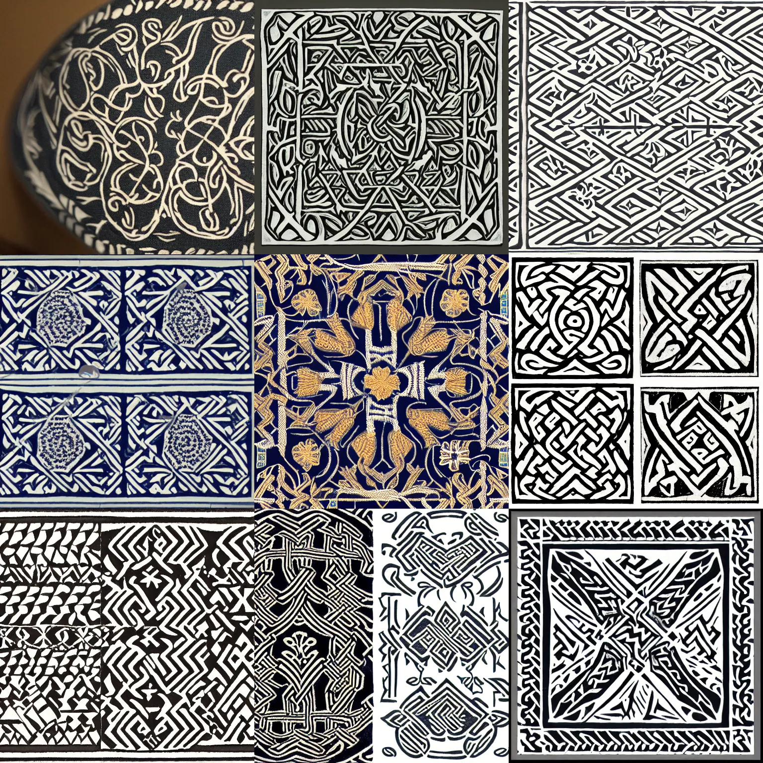 Prompt: highly detailed nordic motifs