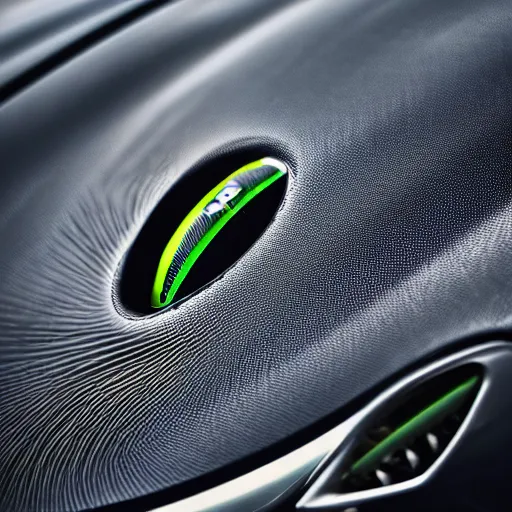 Prompt: koenigsegg jesko, hypercar, highly detailed, 8k, sharp focus, depth of field, high contrast, close up shot, headlights,