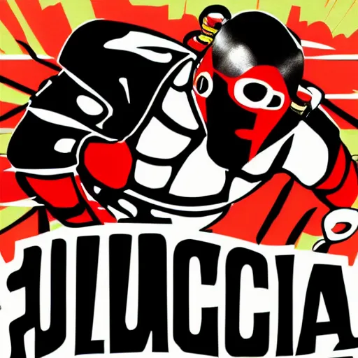 Image similar to lucha libre dj