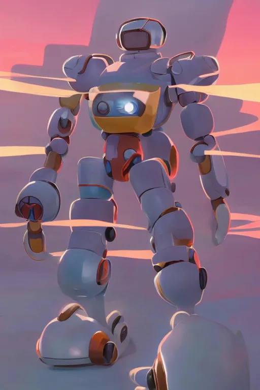 Image similar to metabots medabots medarotto medarot robot minimalist comics, behance hd by jesper ejsing, by rhads, makoto shinkai and lois van baarle, ilya kuvshinov, rossdraws global illumination ray tracing hdr radiating a glowing aura