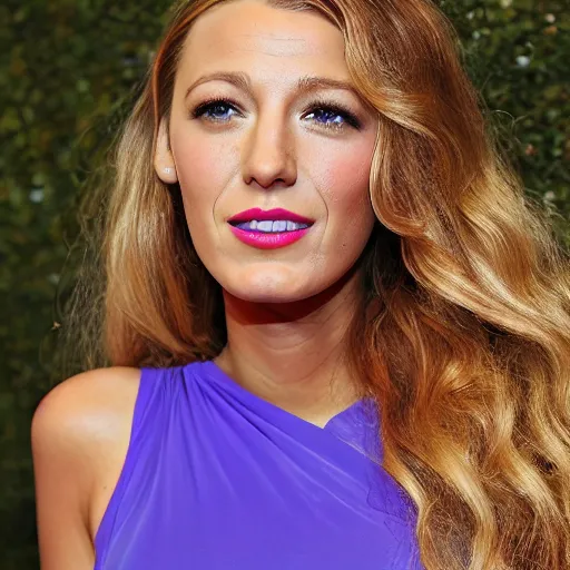 Image similar to blake lively made of jello