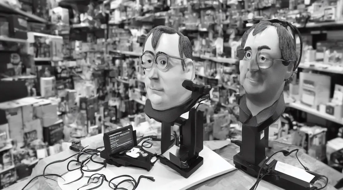 Image similar to vinil scale figure of Linus Torvalds, photo product