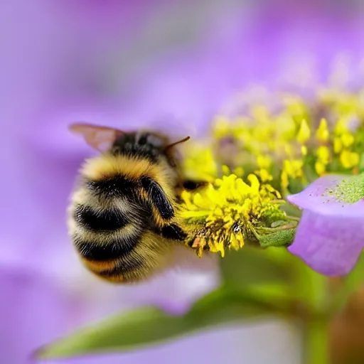 Image similar to photo of a bee that looks like a kitten