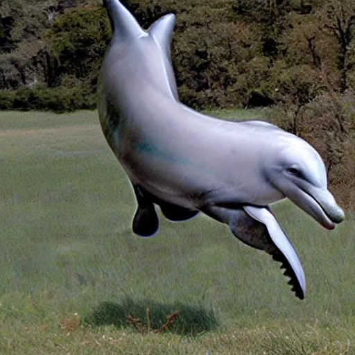 Prompt: dolphin horse hybrid
