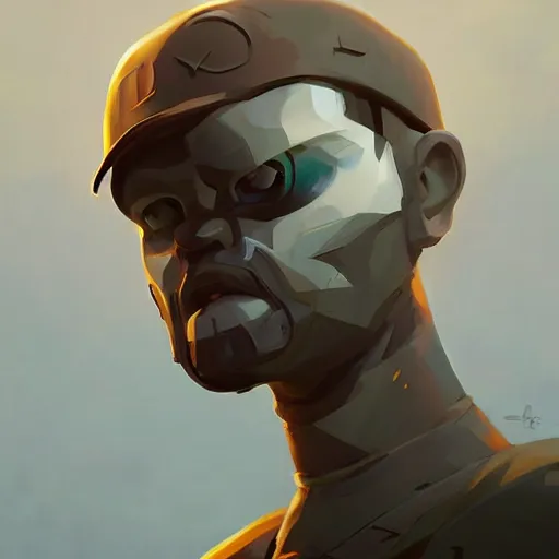 Image similar to face icon stylized minimalist call of duty, loftis, cory behance hd by jesper ejsing, by rhads, makoto shinkai and lois van baarle, ilya kuvshinov, rossdraws global illumination