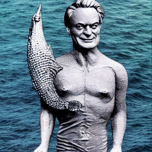 Image similar to richard feynman mermaid