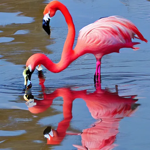 Image similar to flamingo rich simmons reflections