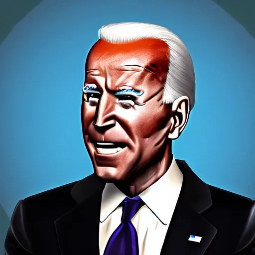 Image similar to joe biden having a bad time in freddy fazbear's pizzeria, five nights at freddys