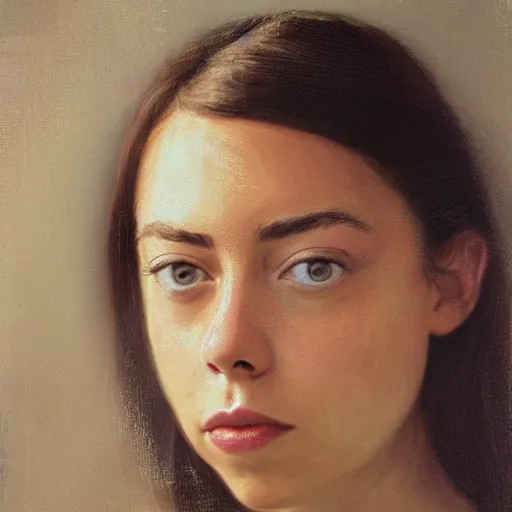 Image similar to a masterpiece portrait photo of a beautiful young woman who looks like a scandinavian aubrey plaza