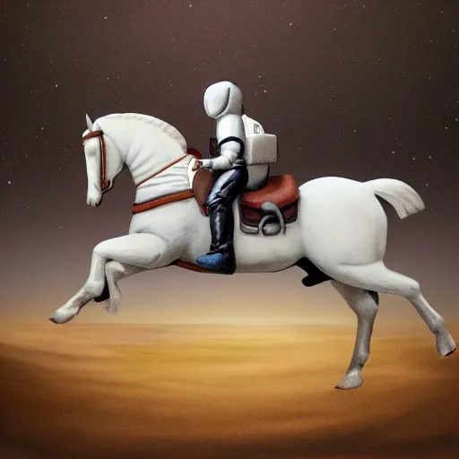 Prompt: astronaut riding a horse