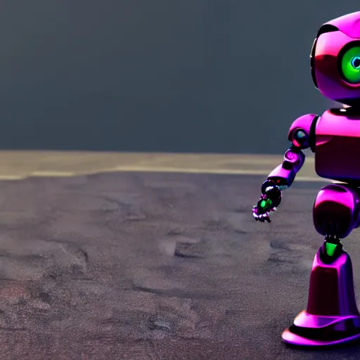 Image similar to a cute little robot. super realistic 8 k render of a dark hooded powerful elegant, cinematic composition