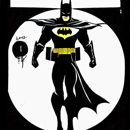 Prompt: Batman drawn by Bruce trimm