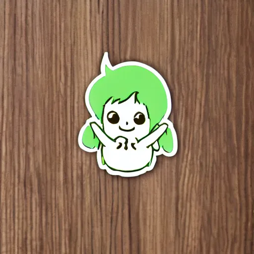 Image similar to cute mandrake sticker