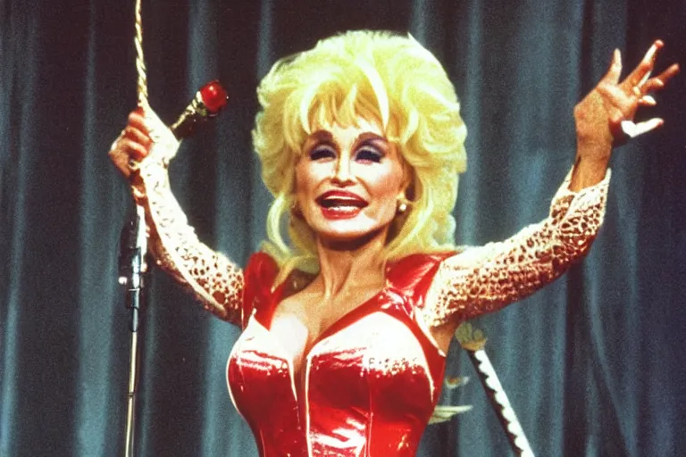 Prompt: Photo of Dolly Parton as She-Ra, 1985,