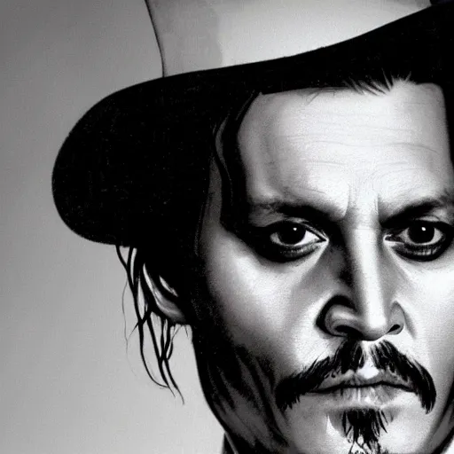 Image similar to johnny depp's face on us dollor