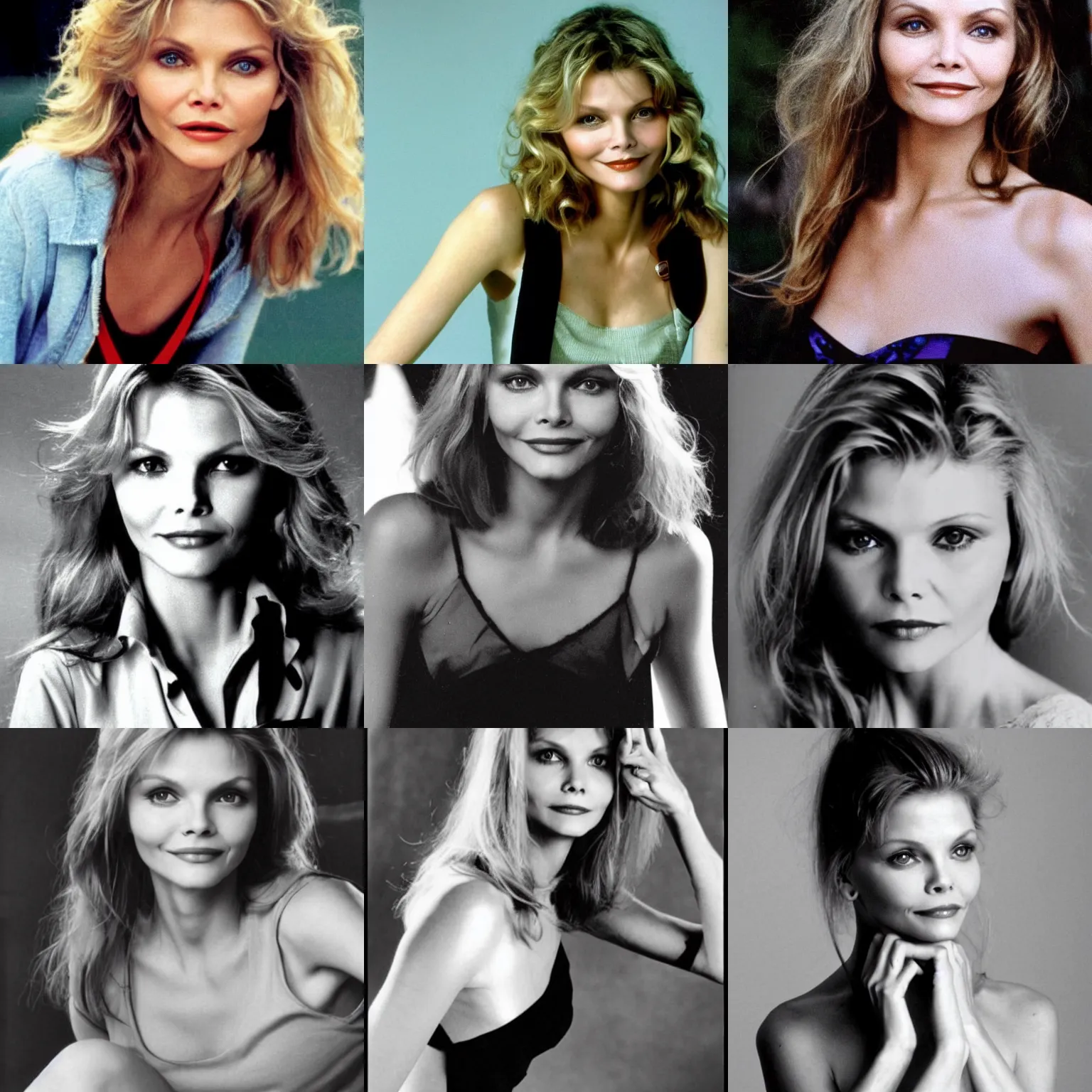 Prompt: 20 years old michelle pfeiffer