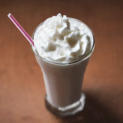 Prompt: milkshake, photo, detailed, 4k