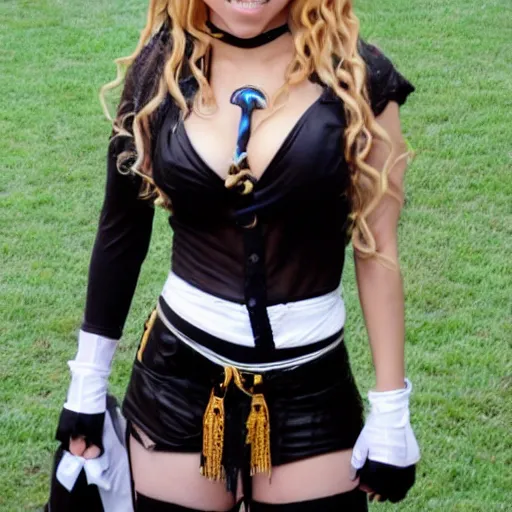 Prompt: Shakira at anime convention