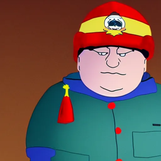 Image similar to Photo of Eric Cartman as a real human boy, hyperrealistic, 4k, full body