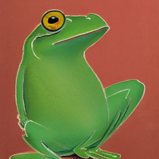 Image similar to man with the head of a frog