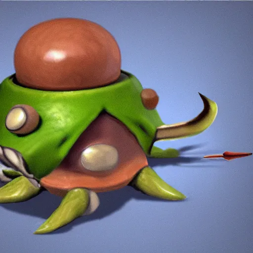 Image similar to realistic octorok from the legend of zelda,