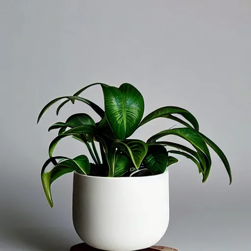 Image similar to an architectural, unique pot made for houseplants