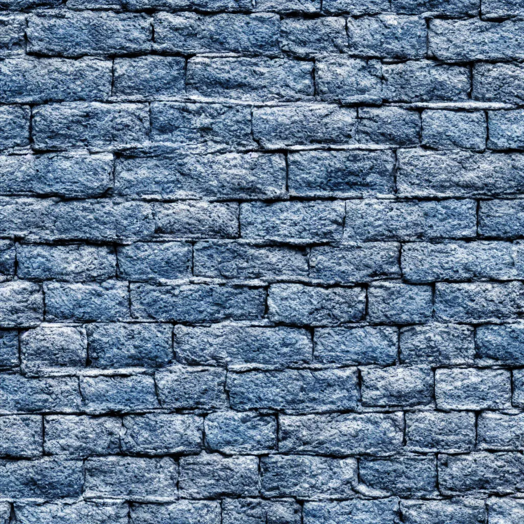Prompt: blue brick texture, 4k