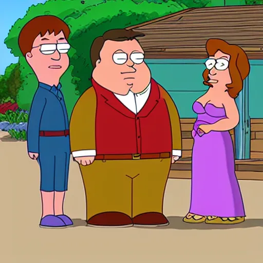 Prompt: normandy beach, family guy