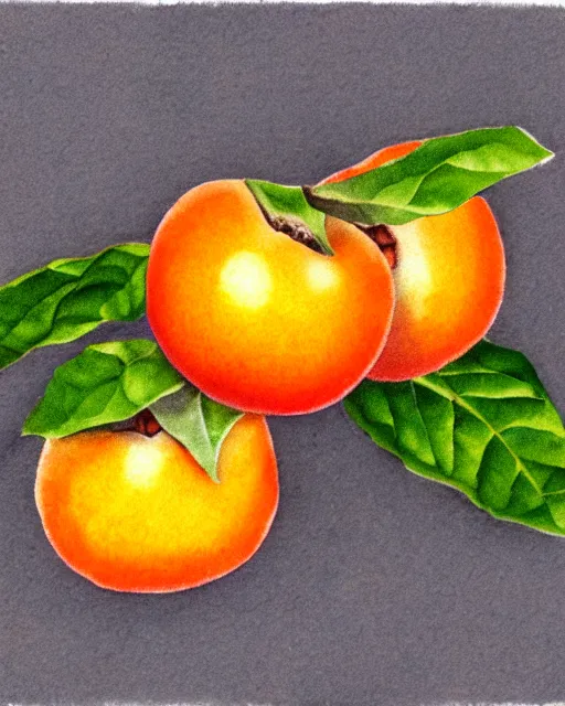 Image similar to persimmon illustration