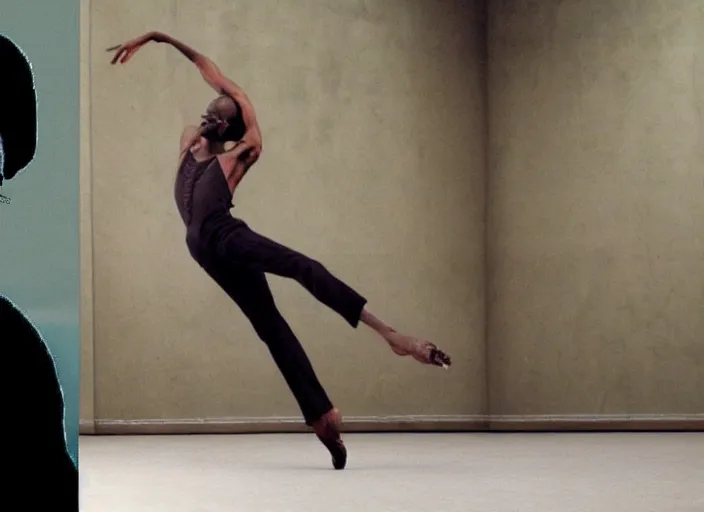Image similar to Samuel L. Jackson as a ballerina, dancing elegantly