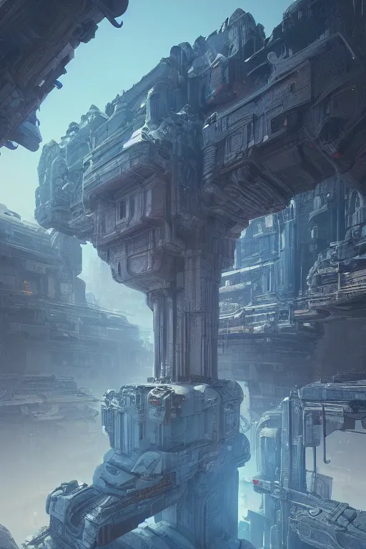 Prompt: ancient space relic. intricate artwork by beeple. third person, beautiful, full view, cinematic lighting, octane render, trending on artstation, greg rutkowski very coherent symmetrical artwork. cinematic, hyper realism, high detail, octane render, 8k