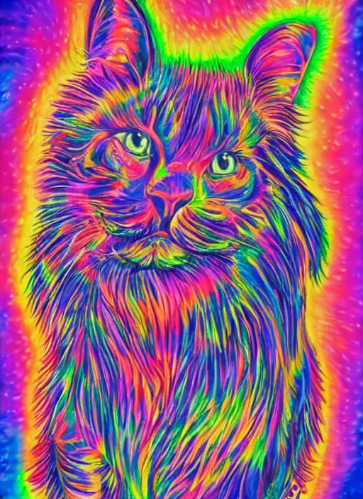 Image similar to highly detailed ultra realistic portrait of discheveled alex jones by lisa frank