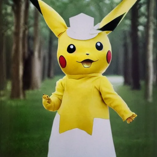 Image similar to elegant woman dressed up as pikachu, art photo by David Hamilton