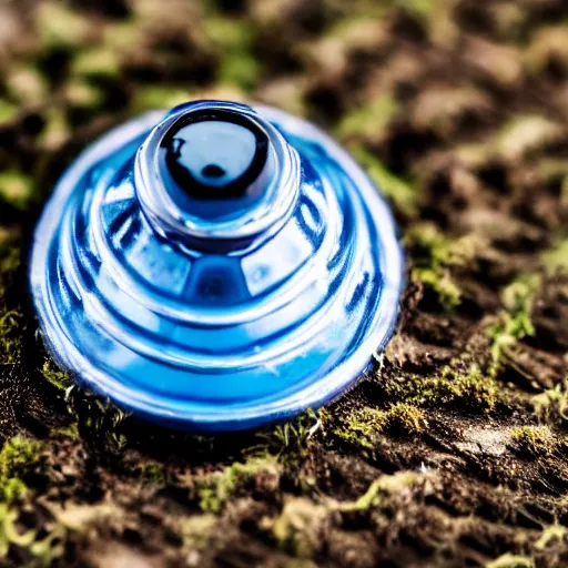 Prompt: macro photo of a miniature ho scale fortnite shield potion figure, taken with canon 8 0 d, canon 1 0 0 mm f / 2. 8