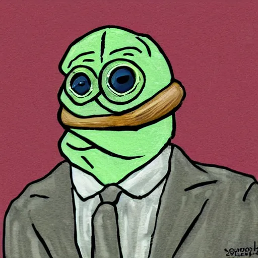 Image similar to SEC pepe