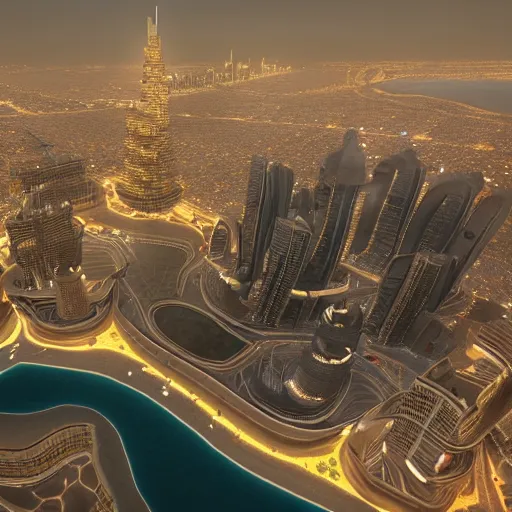 Image similar to gta : dubai, global illumination