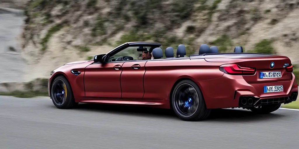 Image similar to “2019 BMW M5 Convertible, ultra realistic, 4K”