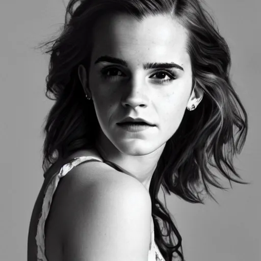 Prompt: Portrait of Emma Watson