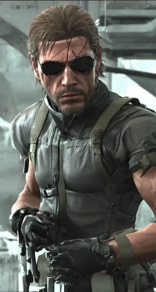 Prompt: metal gear solid in terminator movie