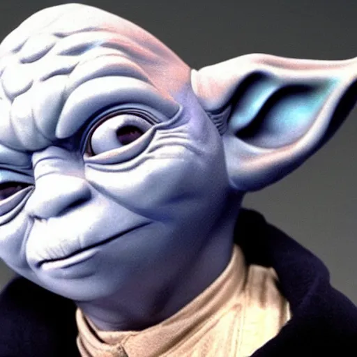 Prompt: yoda, profile pic, thirst trap, in the style of Grindr dating profile,