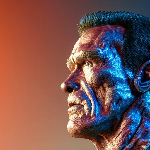 Prompt: hyperrealistic dslr film still of arnold schwarzenegger in dead space, stunning 8 k octane comprehensive 3 d render, inspired by istvan sandorfi & greg rutkowski & unreal engine, perfect symmetry, dim volumetric cinematic lighting, extremely hyper - detailed, incredibly real lifelike attributes & texture, intricate, masterpiece, artstation, 8 k 8 5 mm f 1. 4