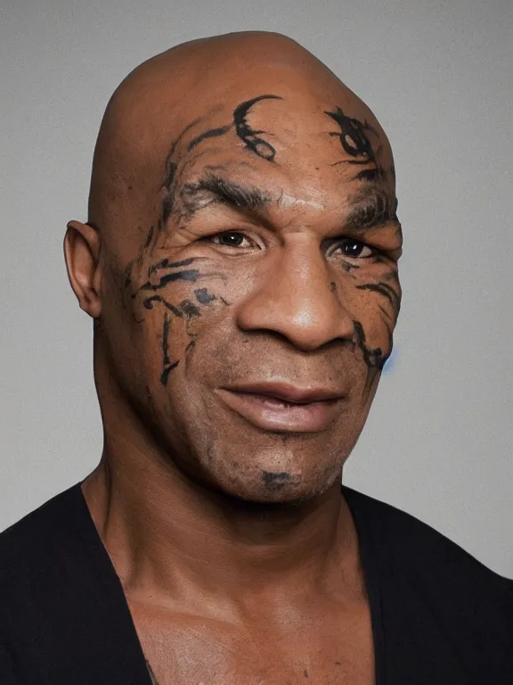 Image similar to photo portrait of Mike Tyson